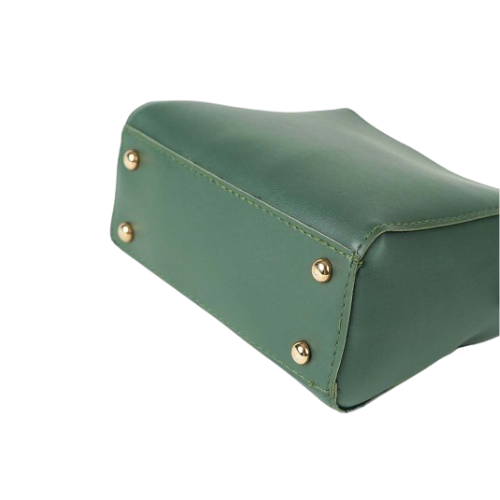 Alvera Wear Dark Green Mini Leather Crossbody Handbag